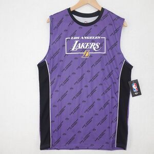 NEW Los Angeles LA Lakers NBA Authentic Tee Sleeveless Jersey Logo Men's Medium